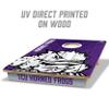 YouTheFan NCAA TCU Horned Frogs 2 x 3 Wood Cornhole Game with Logo Bags view 2
