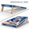 YouTheFan NCAA Creighton Bluejays 2 x 4 Professional Wood Cornhole Game with Logo Bags view 2