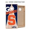 YouTheFan NCAA Syracuse Orange 2 x 4 Professional Wood Cornhole Game with Logo Bags view 3