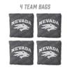 YouTheFan Officially-Licensed NCAA Nevada Wolf Pack Set of 4 Cornhole Bags - All Weather Regulation 6 x 6 Size - 16oz Weight - Designed in USA view 2