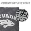 YouTheFan Officially-Licensed NCAA Nevada Wolf Pack Set of 4 Cornhole Bags - All Weather Regulation 6 x 6 Size - 16oz Weight - Designed in USA view 4