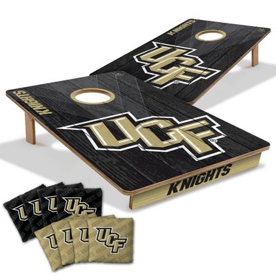 YouTheFan NCAA Central Florida Knights 2 x 3 Wood Cornhole Game with Logo Bags