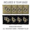 YouTheFan NCAA Central Florida Knights 2 x 3 Wood Cornhole Game with Logo Bags view 4