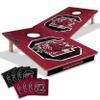 YouTheFan NCAA South Carolina Gamecocks 2 x 3 Wood Cornhole Game with Logo Bags view 1