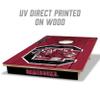 YouTheFan NCAA South Carolina Gamecocks 2 x 3 Wood Cornhole Game with Logo Bags view 2