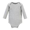 Hudson Baby Unisex Baby Thermal Long Sleeve Bodysuits, Buffalo Plaid Leopard, 0-3 Months view 4