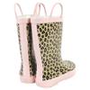 Hudson Baby Unisex Rain Boots, Leopard Pink, 6 Toddler view 3