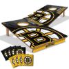 YouTheFan NHL Boston Bruins 2 x 3 Wood Cornhole Game with Logo Bags view 1