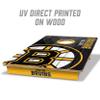 YouTheFan NHL Boston Bruins 2 x 3 Wood Cornhole Game with Logo Bags view 2