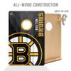 YouTheFan NHL Boston Bruins 2 x 3 Wood Cornhole Game with Logo Bags view 3