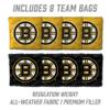 YouTheFan NHL Boston Bruins 2 x 3 Wood Cornhole Game with Logo Bags view 4