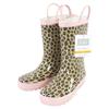 Hudson Baby Unisex Rain Boots, Leopard Pink, 11 Toddler view 2