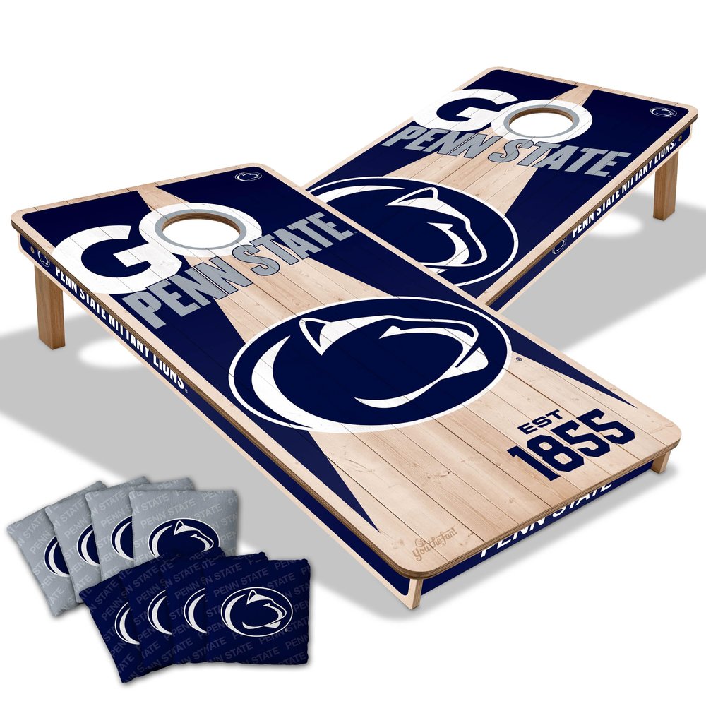 YouTheFan NCAA Penn State Nittany Lions 2 x 4 All Wood Cornhole
