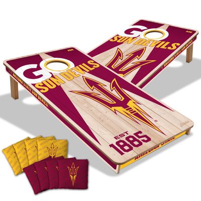 YouTheFan NCAA Arizona State Sun Devils 2 x 4 All Wood Cornhole