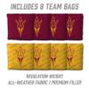 YouTheFan NCAA Arizona State Sun Devils 2 x 4 All Wood Cornhole view 4
