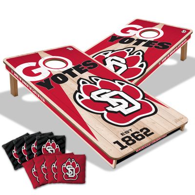 YouTheFan NCAA South Dakota Coyotes 2 x 4 All Wood Cornhole