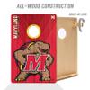 YouTheFan NCAA Maryland Terrapins 2 x 3 Wood Cornhole Game with Logo Bags view 3