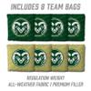 YouTheFan NCAA Colorado State Rams 2 x 4 Professional Wood Cornhole Game with Logo Bags view 4