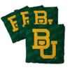 YouTheFan Officially-Licensed NCAA Baylor Bears Set of 4 Cornhole Bags - All Weather Regulation 6 x 6 Size - 16oz Weight - Designed in USA view 1
