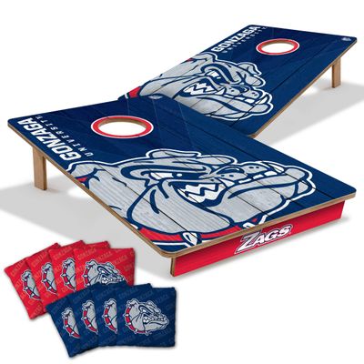 YouTheFan NCAA Gonzaga Bulldogs 2 x 3 Wood Cornhole Game with Logo Bags