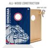 YouTheFan NCAA Gonzaga Bulldogs 2 x 3 Wood Cornhole Game with Logo Bags view 3