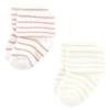 Hudson Baby Unisex Baby Cotton Rich Newborn and Terry Socks, Blush Stripe, 0-6 Months view 4