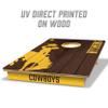 YouTheFan NCAA Wyoming Cowboys 2 x 3 Wood Cornhole Game with Logo Bags view 2