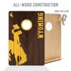 YouTheFan NCAA Wyoming Cowboys 2 x 3 Wood Cornhole Game with Logo Bags view 3