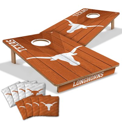YouTheFan NCAA Texas Longhorns 2 x 3 Wood Cornhole Game with Logo Bags