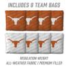 YouTheFan NCAA Texas Longhorns 2 x 3 Wood Cornhole Game with Logo Bags view 4