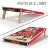 YouTheFan NCAA Maryland Terrapins 2 x 4 Professional Wood Cornhole Game with Logo Bags view 2