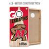 YouTheFan NCAA Maryland Terrapins 2 x 4 Professional Wood Cornhole Game with Logo Bags view 3