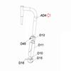 Handle Set 1000321043 Works with Matrix Fitness G7GM58 G7GM129 Strength System view 2