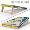 YouTheFan NCAA South Dakota State Jackrabbits 2 x 4 Professional Wood Cornhole Game with Logo Bags view 2