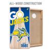 YouTheFan NCAA South Dakota State Jackrabbits 2 x 4 Professional Wood Cornhole Game with Logo Bags view 3