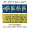 YouTheFan NCAA South Dakota State Jackrabbits 2 x 4 Professional Wood Cornhole Game with Logo Bags view 4