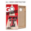 YouTheFan NCAA Texas Tech Red Raiders 2 x 4 All Wood Cornhole view 3