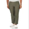 Briggs New York Women's Pull On Straight Leg Magic Pant, Olive, 16 view 1