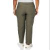 Briggs New York Women's Pull On Straight Leg Magic Pant, Olive, 16 view 2