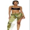 Forplay Women's Puerto Escondido Mesh Pool Skirt - Moss Marble, S view 1