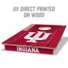 YouTheFan NCAA Indiana Hoosiers 2 x 3 Wood Cornhole Game with Logo Bags view 2