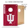 YouTheFan NCAA Indiana Hoosiers 2 x 3 Wood Cornhole Game with Logo Bags view 3