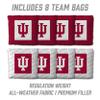 YouTheFan NCAA Indiana Hoosiers 2 x 3 Wood Cornhole Game with Logo Bags view 4