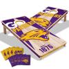 YouTheFan NCAA Northern Iowa Panthers 2 x 4 Professional Wood Cornhole Game with Logo Bags view 1