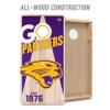 YouTheFan NCAA Northern Iowa Panthers 2 x 4 Professional Wood Cornhole Game with Logo Bags view 3