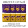 YouTheFan NCAA Northern Iowa Panthers 2 x 4 Professional Wood Cornhole Game with Logo Bags view 4