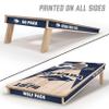 YouTheFan NCAA Nevada Wolf Pack 2 x 4 Professional Wood Cornhole Game with Logo Bags view 2