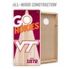 YouTheFan NCAA Virginia Tech Hokies 2 x 4 All Wood Cornhole view 3
