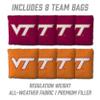 YouTheFan NCAA Virginia Tech Hokies 2 x 4 All Wood Cornhole view 4