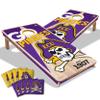 YouTheFan NCAA East Carolina Pirates 2 x 4 Professional Wood Cornhole Game with Logo Bags view 1
